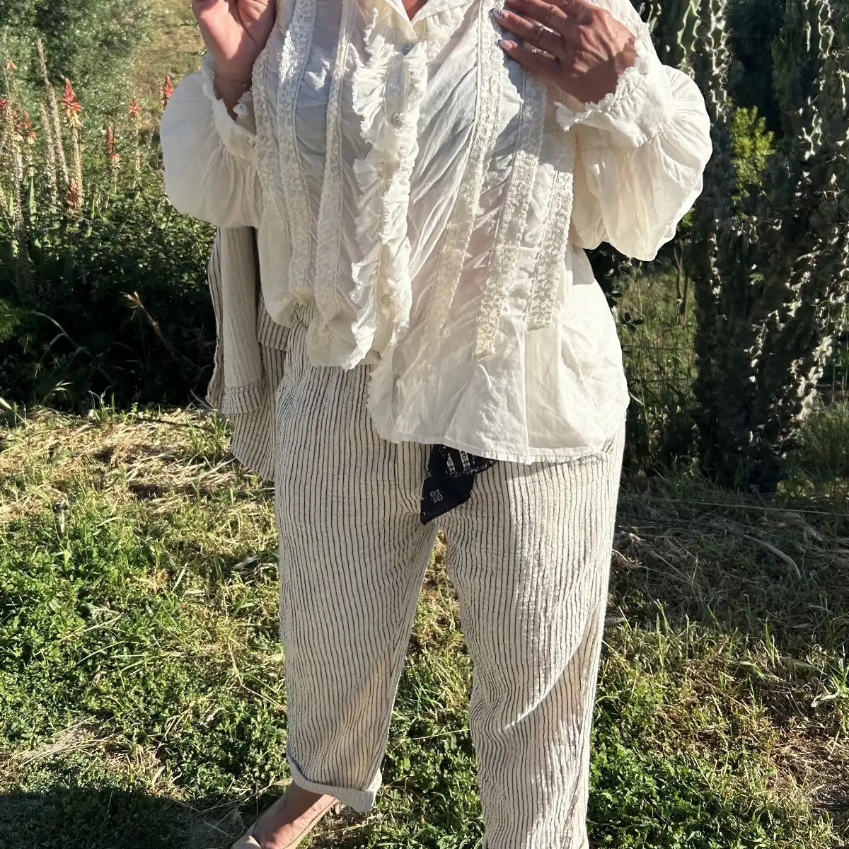 Blouse écru Yoyo