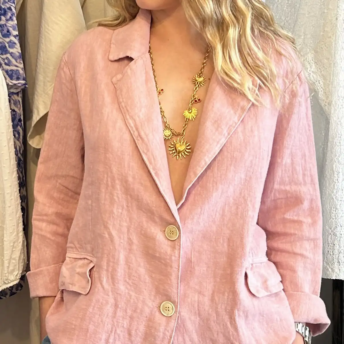 Veste en lin addison