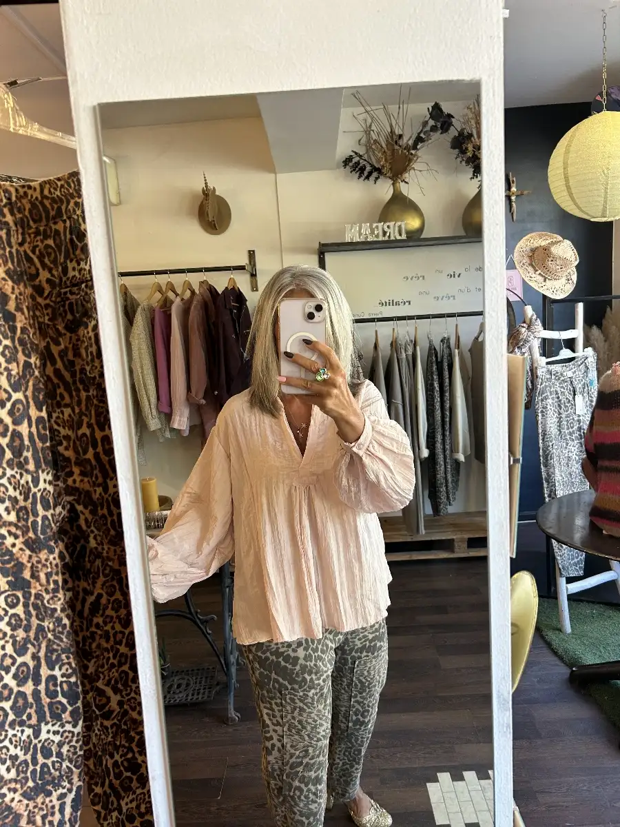 Blouse bébé rose