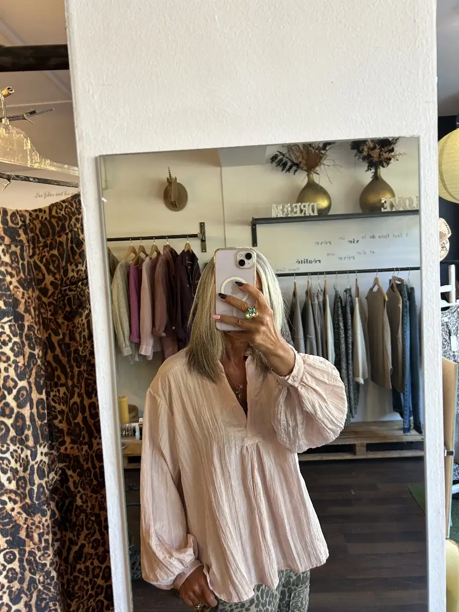 Blouse bébé rose