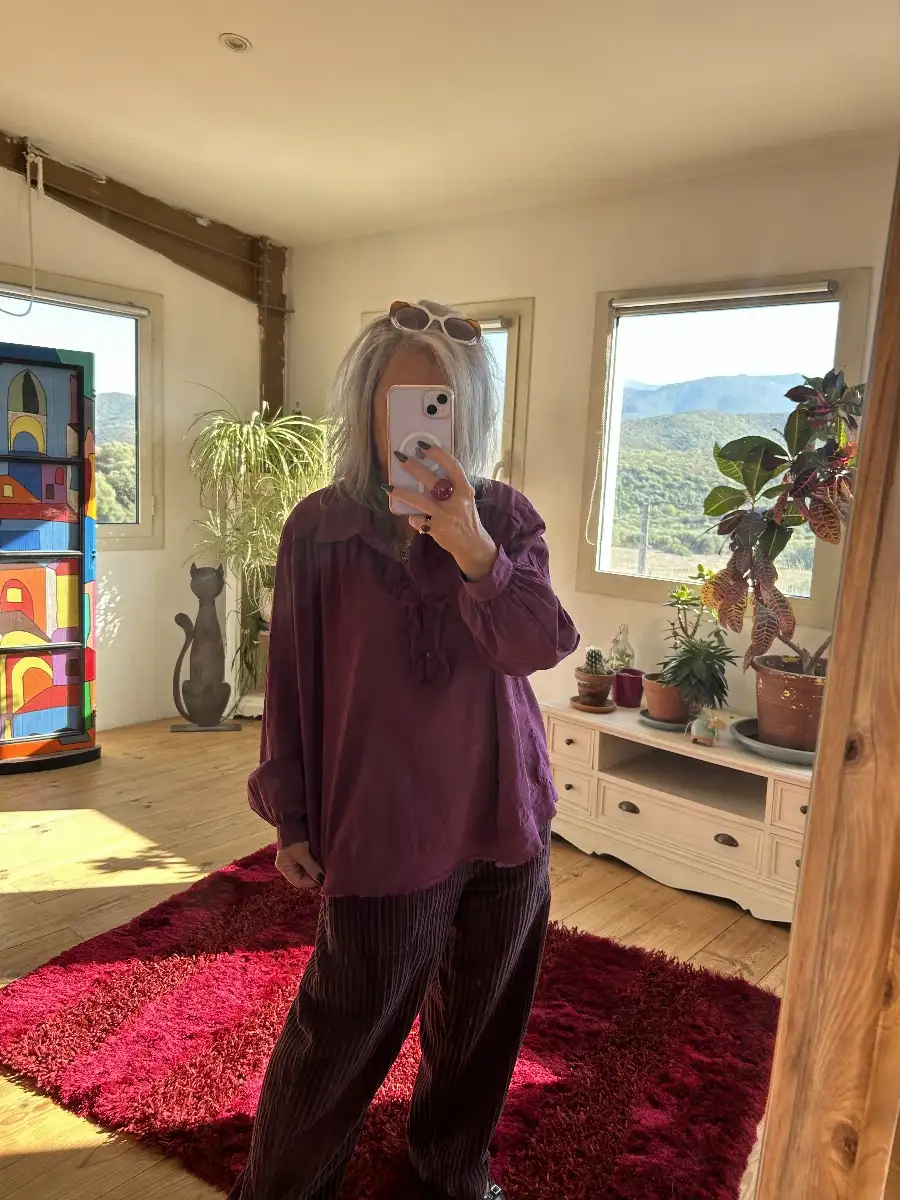 Chemise bordeaux laurela