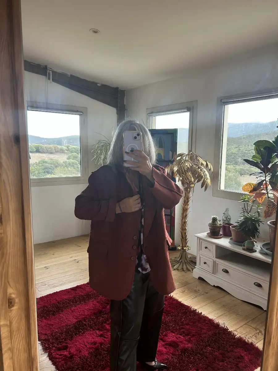 Veste blazer terracotta lola