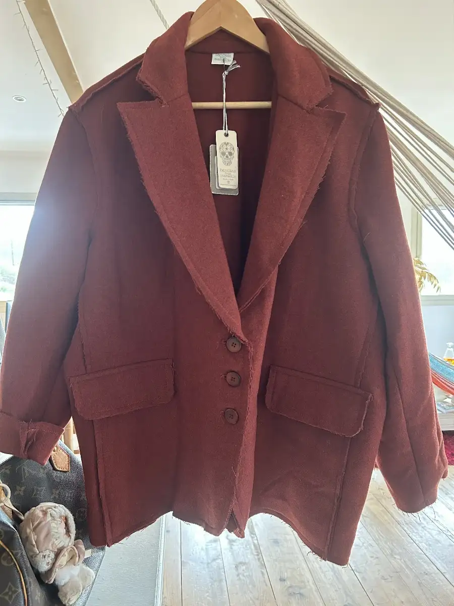 Veste blazer terracotta lola