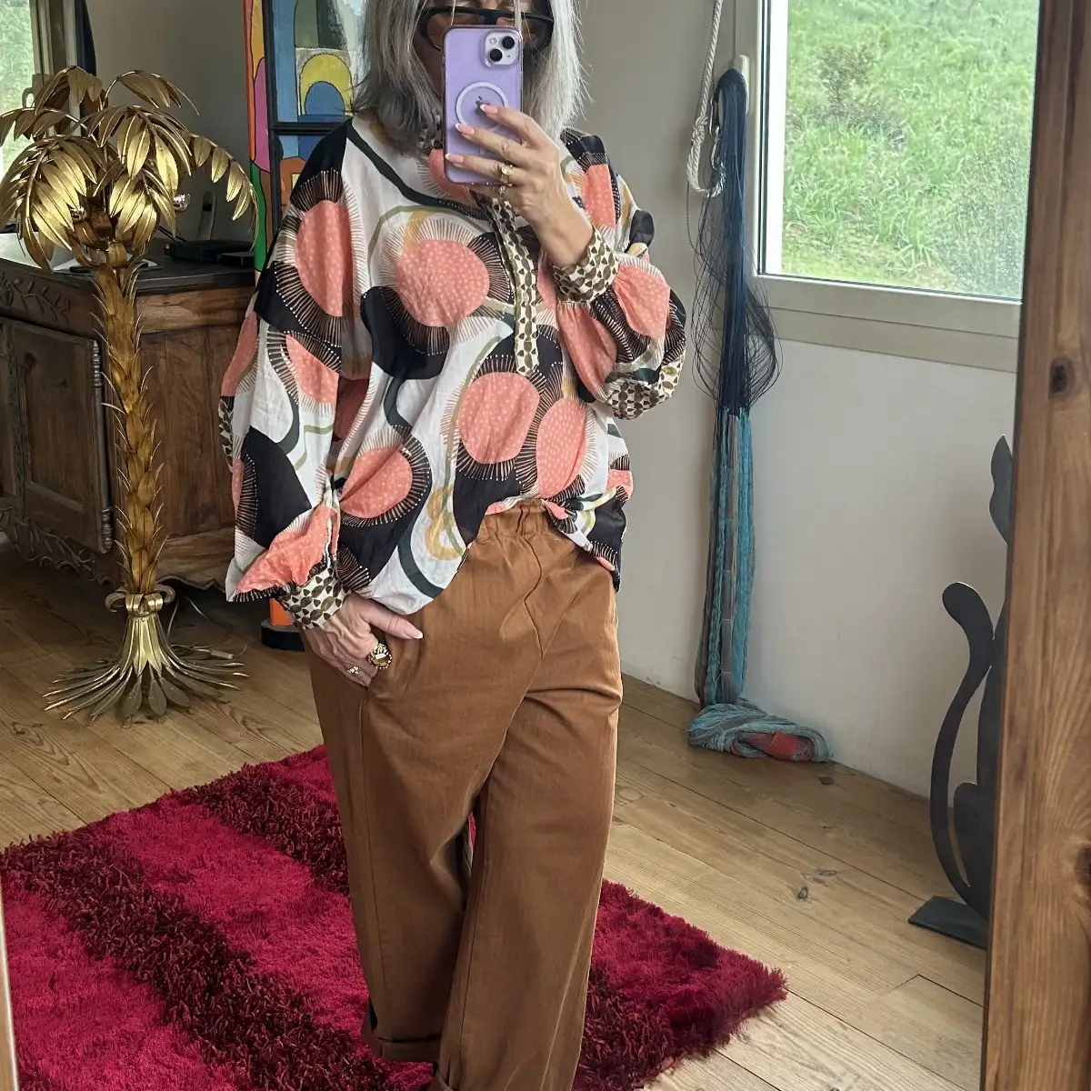 Pantalon camel tomillo