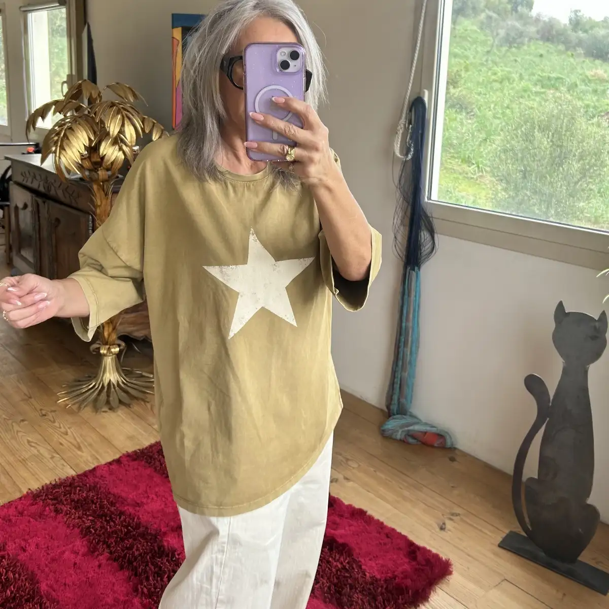 Tee shirt Brescia moutarde