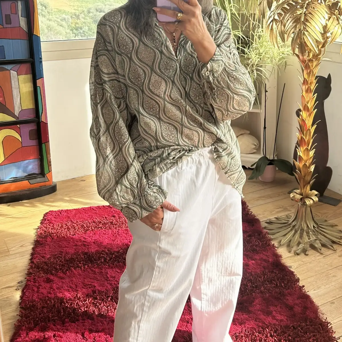 Pantalon blanc Léon