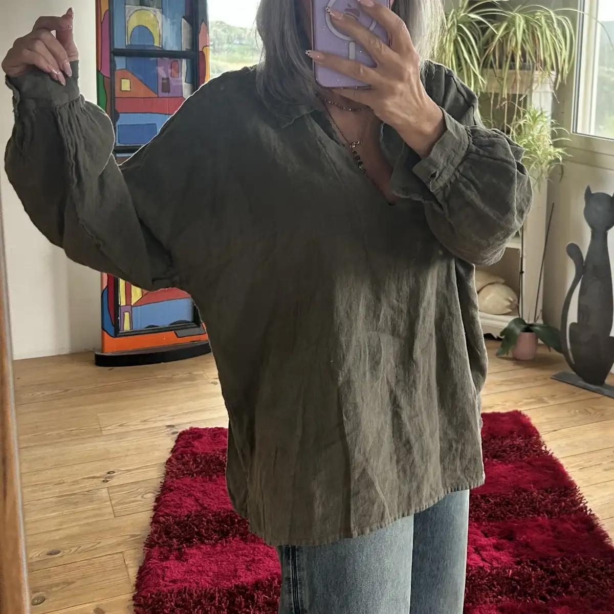 Blouse black Panther kaki