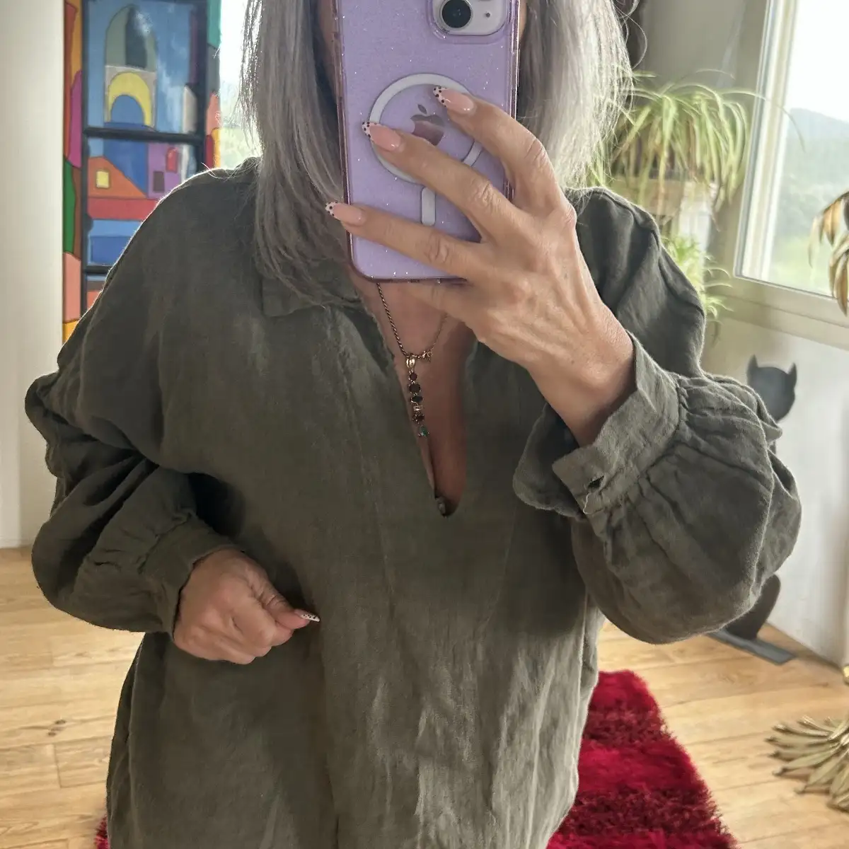 Blouse black Panther kaki