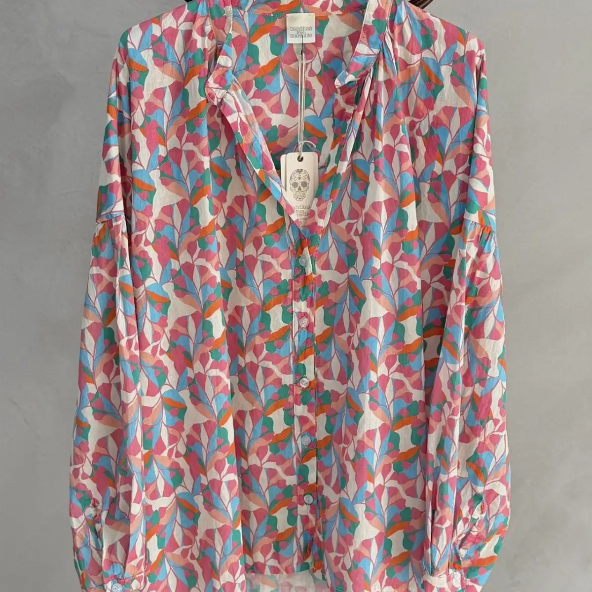 Chemise Cameron rose/turquoise /orange….