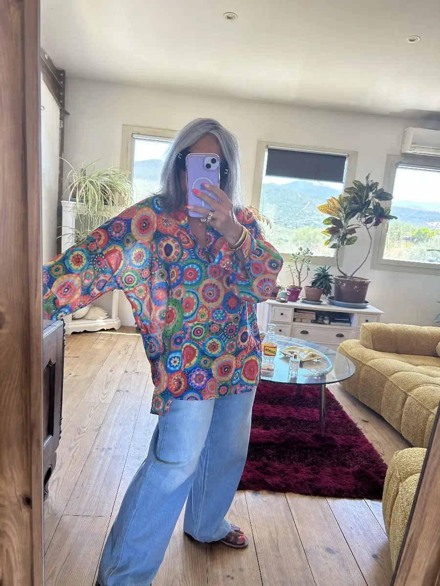 Blouse multicolore Mirabolano