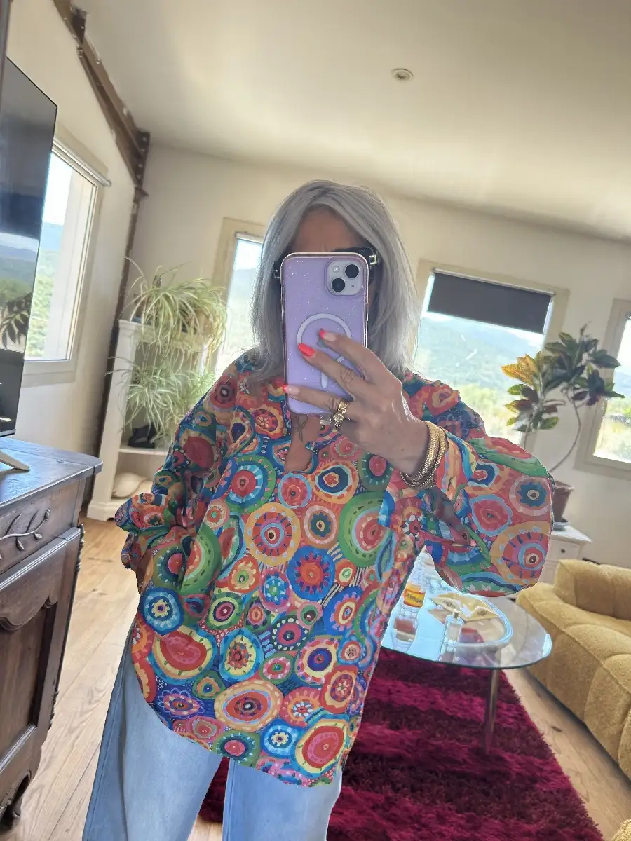 Blouse multicolore Mirabolano