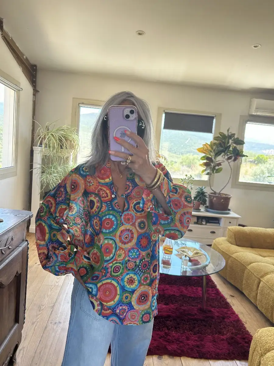 Blouse multicolore Mirabolano