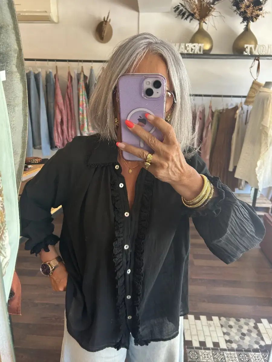 Chemise noire rasiglia