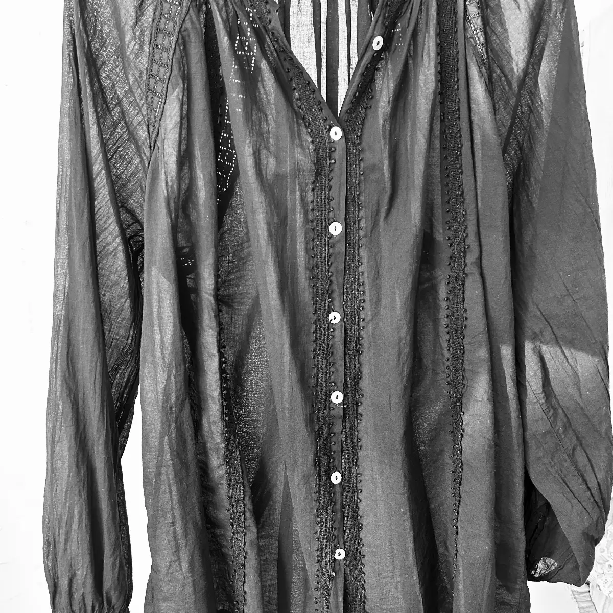 Blouse noire Liliane