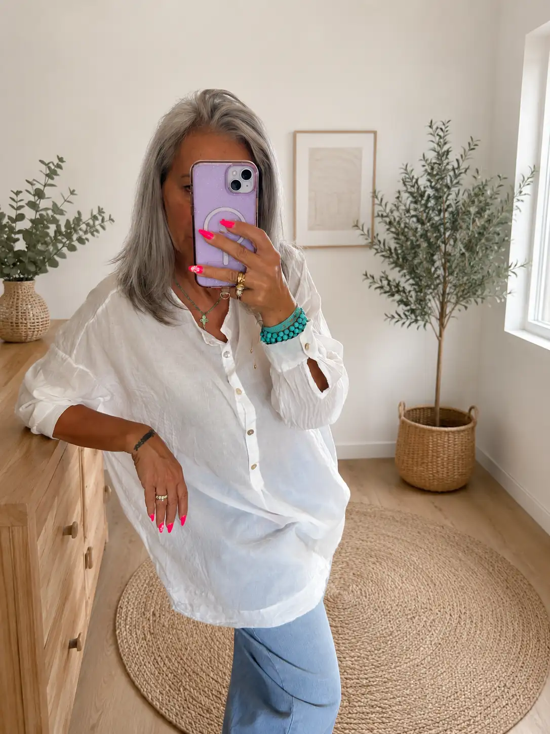 Blouse blanche vergaio