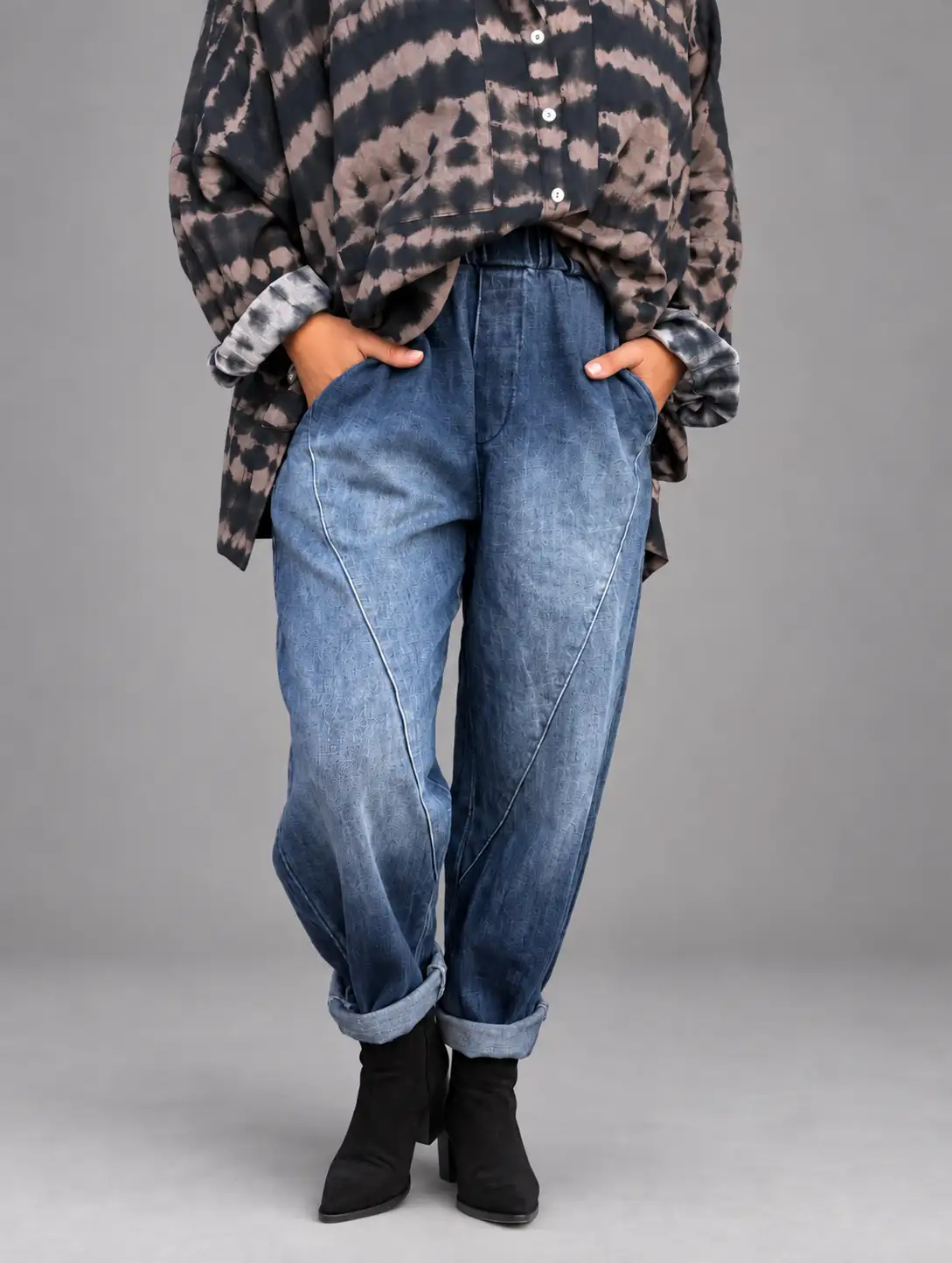 Jeans bleu used theo