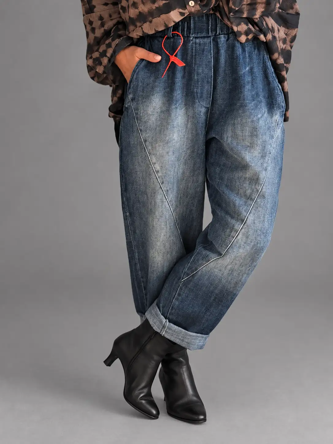 Jeans bleu used theo