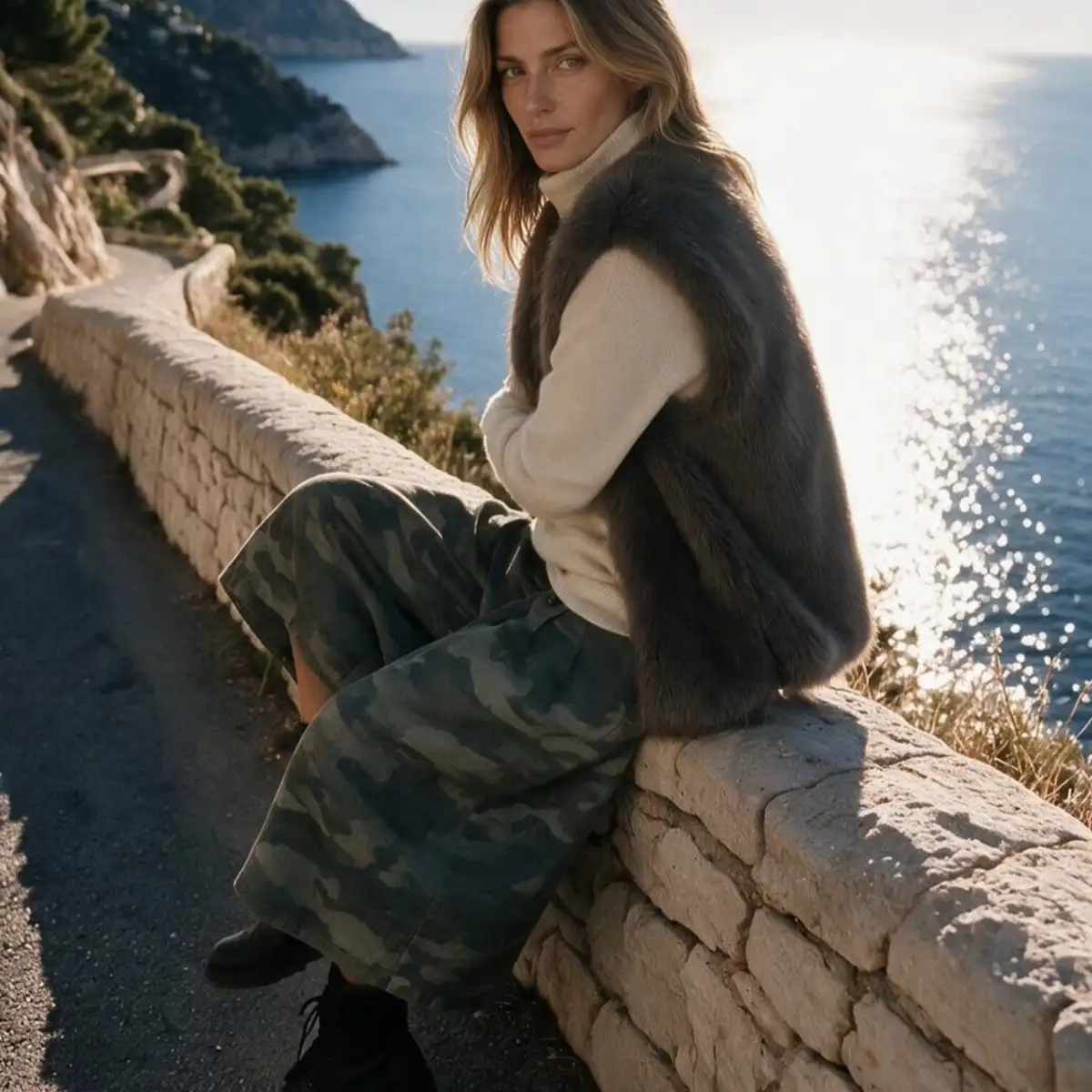 Jupe culotte camouflage lesia