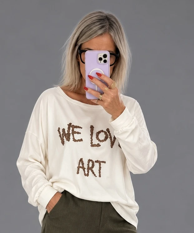 Tee shirt écru piagge