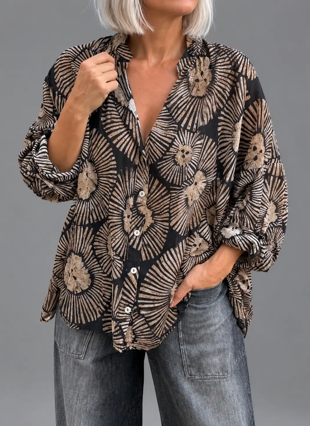 Blouse imprimée Martine